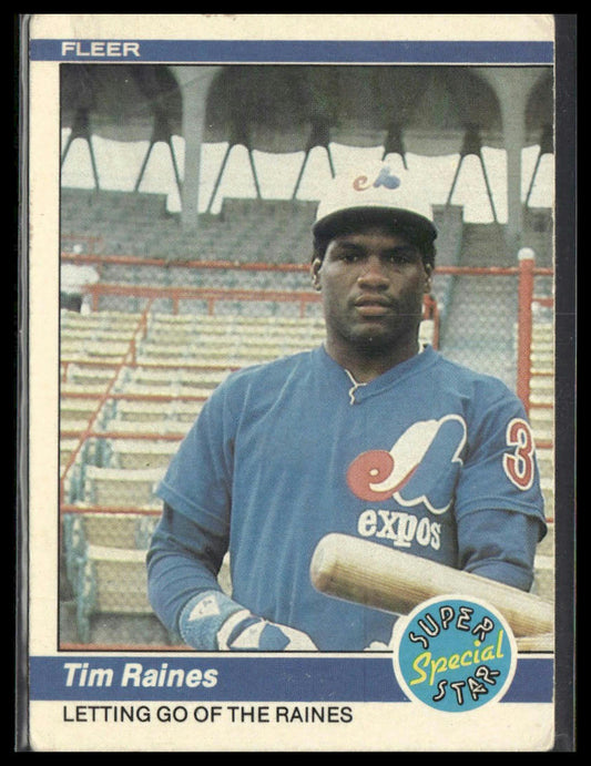 Tim Raines #631 1984 Fleer Montreal Expos
