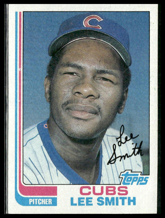 Lee Smith #452 Rookie 1982 Topps Chicago Cubs