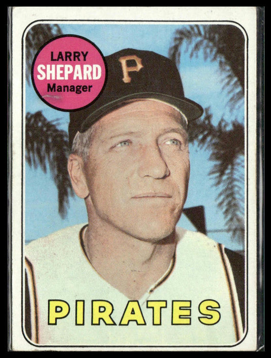 Larry Shepard #384 1969 Topps Pittsburgh Pirates