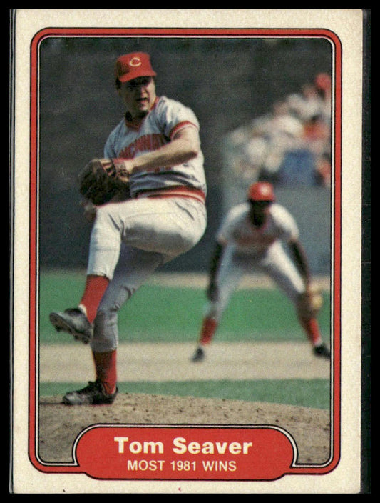 Tom Seaver #645 1982 Fleer Cincinnati Reds