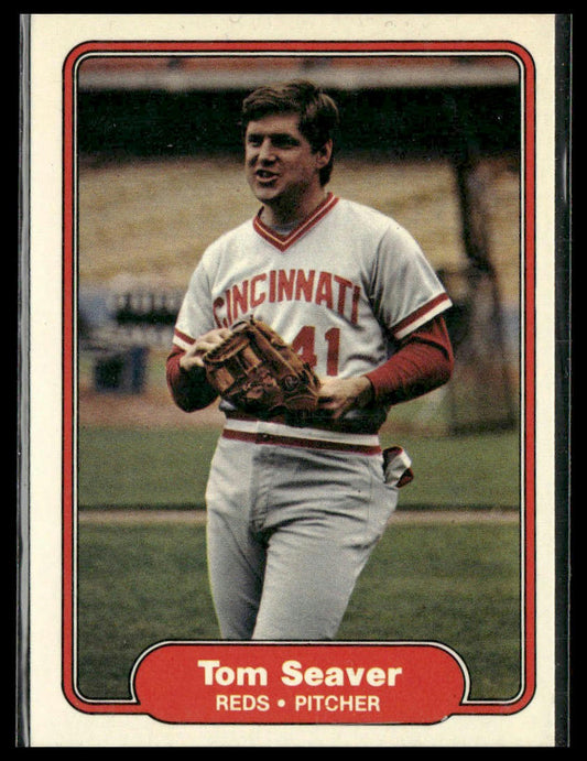 Tom Seaver #82 1982 Fleer Cincinnati Reds