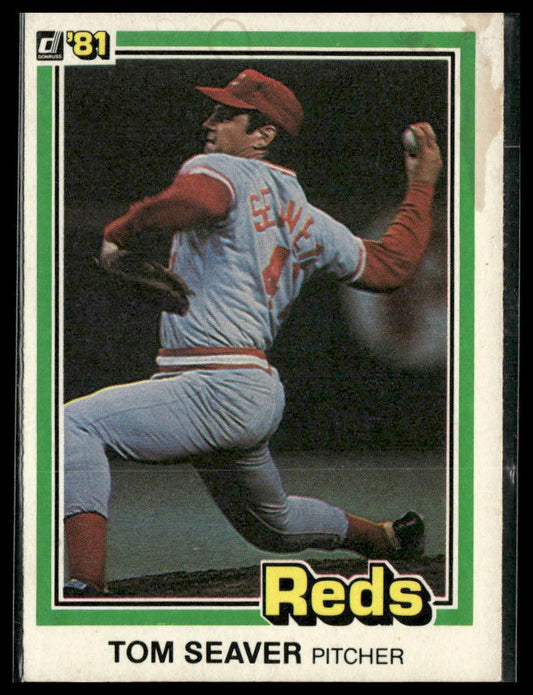 Tom Seaver #425 1981 Donruss Cincinnati Reds