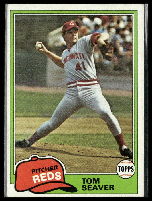 Tom Seaver #220 1981 Topps Cincinnati Reds