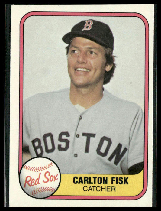 Carlton Fisk #224 1981 Fleer Boston Red Sox