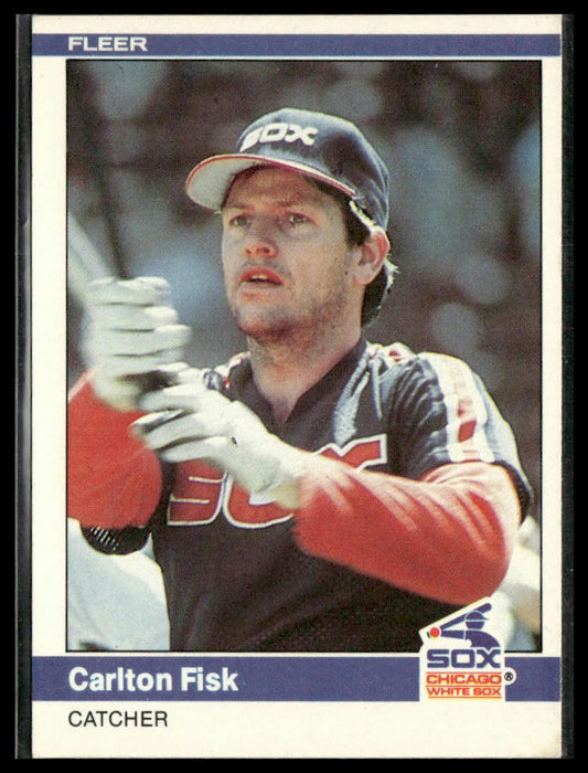 Carlton Fisk #58 1984 Fleer Chicago White Sox