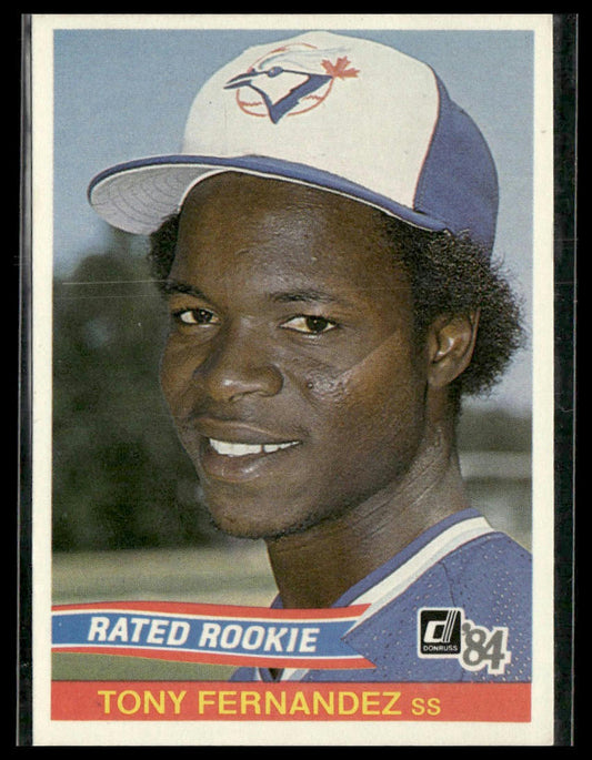 Tony Fernandez #32 Rookie 1984 Donruss Toronto Blue Jays