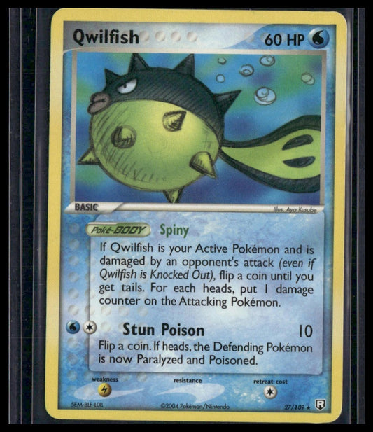 Qwilfish #27/109 Team Rocket Returns LP
