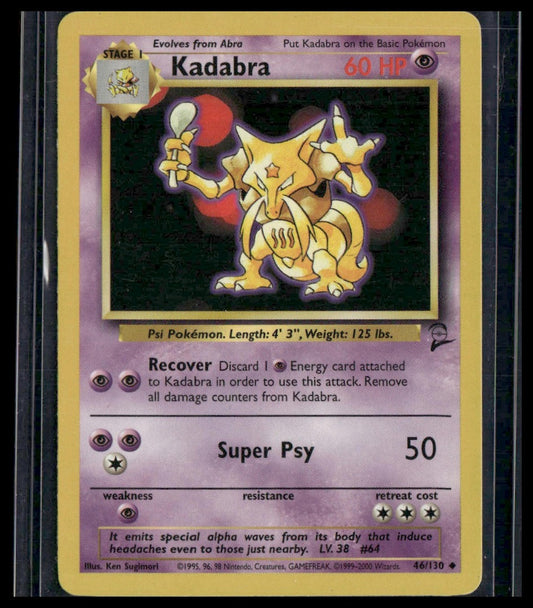 Kadabra #046/130 Base Set 2 LP