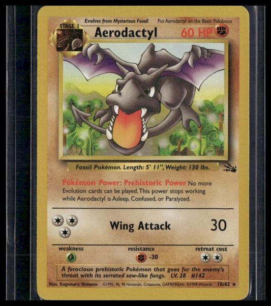 Aerodactyl #16/62 Fossil LP