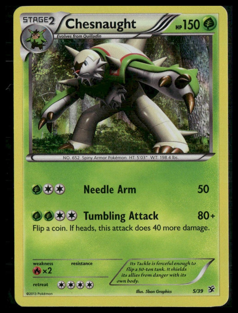 Chesnaught #5/39 Kalos Starter Set LP