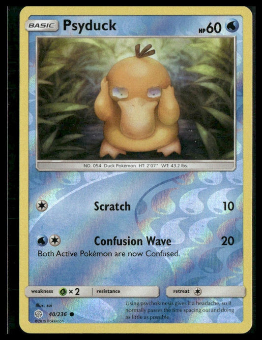 Psyduck #40/236 Reverse Holo SM - Cosmic Eclipse LP