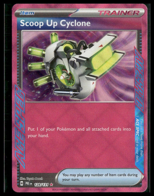 Scoop Up Cyclone #128/131 Prismatic Evolutions NM