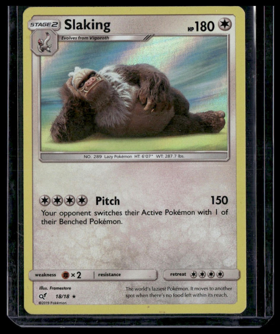 Slaking #18/18 Detective Pikachu HP