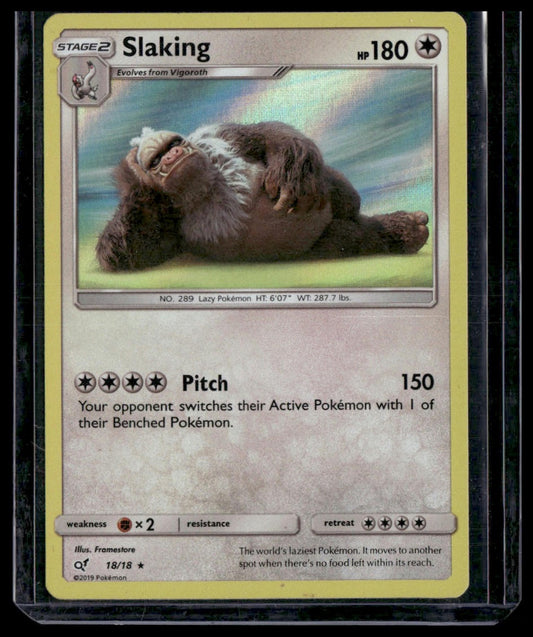 Slaking #18/18 Detective Pikachu HP