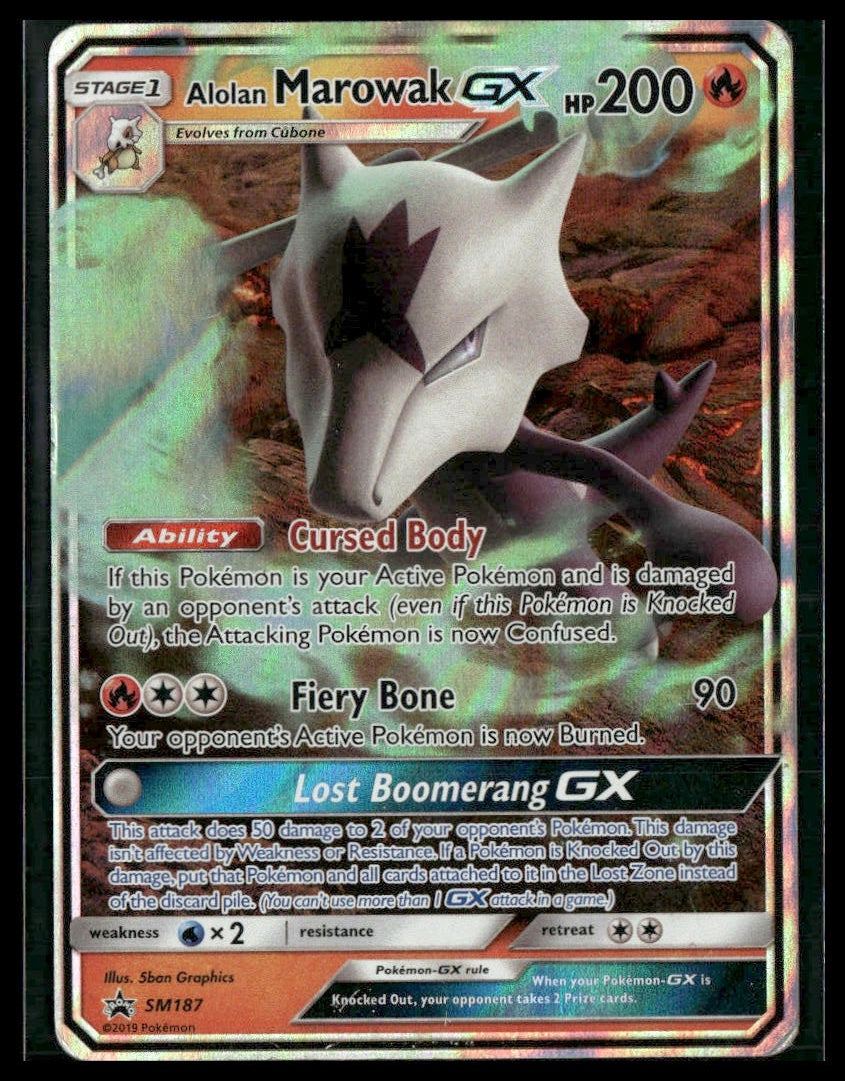Alolan Marowak GX #SM187 SM Promos MP