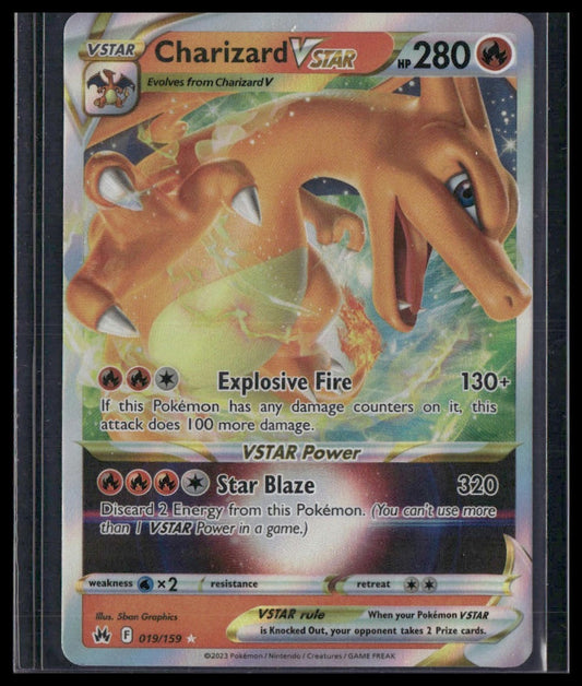 Charizard VSTAR #019/159 Crown Zenith NM