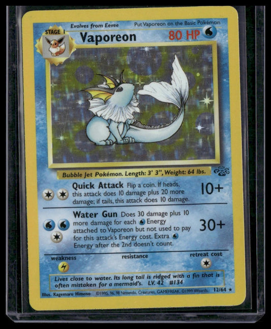 Vaporeon #12/64 Jungle LP