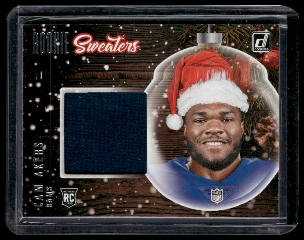 Cam Akers #SW-CA 2020 Donruss Rookie Holiday Sweater Los Angeles Rams
