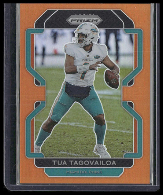 Tua Tagovailoa #107 2021 Panini Prizm Orange #/249