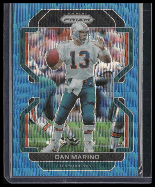 Dan Marino #112 2021 Panini Prizm Blue Wave #/199