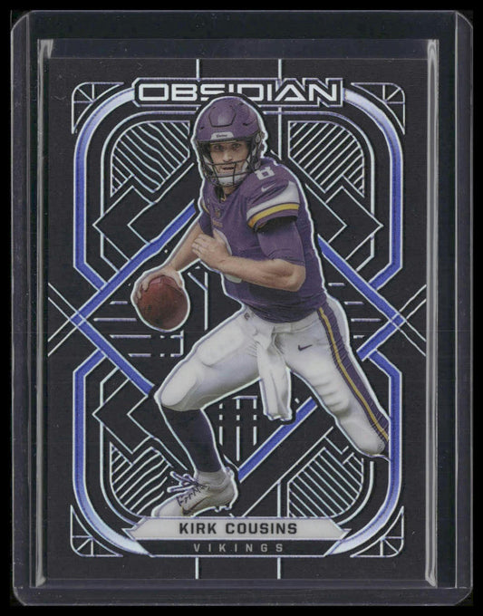 Kirk Cousins #63 2021 Panini Obsidian Electric Etch Purple #/100