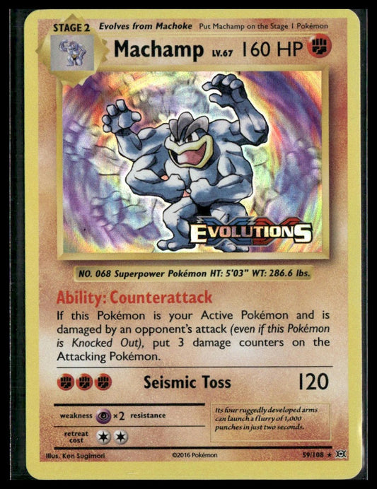 Machamp (XY Evolutions Prerelease) #59/108 XY Promos NM