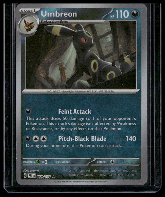 Umbreon (Master Ball) #059/131 Prismatic Evolutions NM