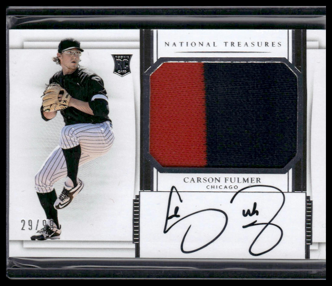 Carson Fulmer #169 Rookie 2017 Panini National Treasures #/99 Chicago White Sox