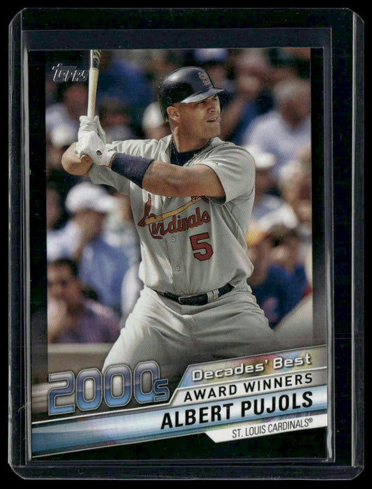 Albert Pujols #596 Rookie 2020 Topps Decades' Best 2000s #/299 Cardinals