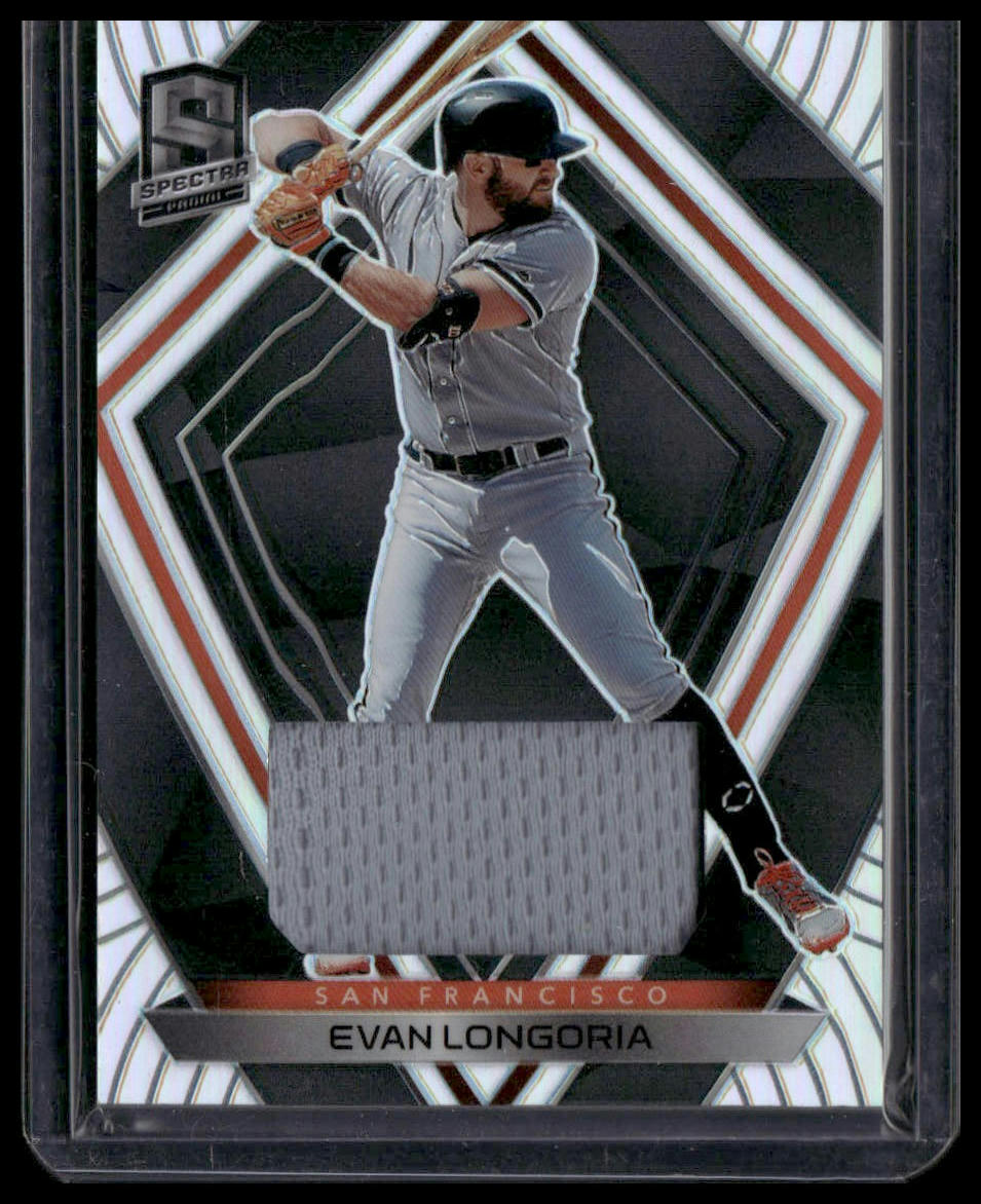 Evan Longoria #33 2020 Panini Chronicles Spectra Swatches San Francisco Giants