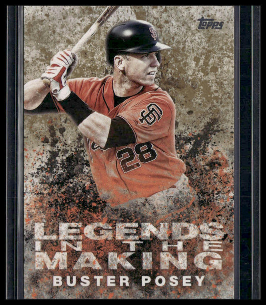 Buster Posey #LTM-BP 2018 Topps Legends in the Making #/50 San Francisco Giants