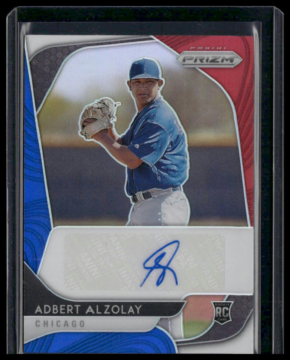 Adbert Alzolay #RA-AA Rookie 2020 Panini Auto Red White Blue #/50 Chicago Cubs
