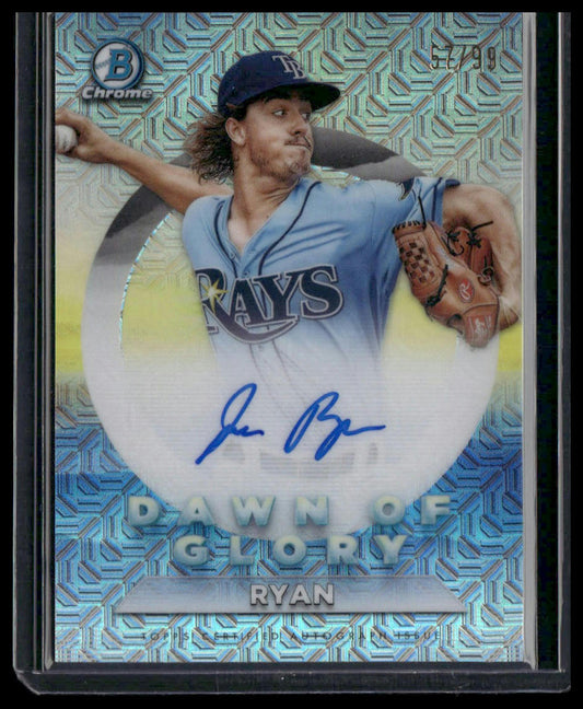 Joe Ryan #DGA-JR 2020 Bowman Dawn of Glory Auto Mojo #/99 Baltimore Orioles