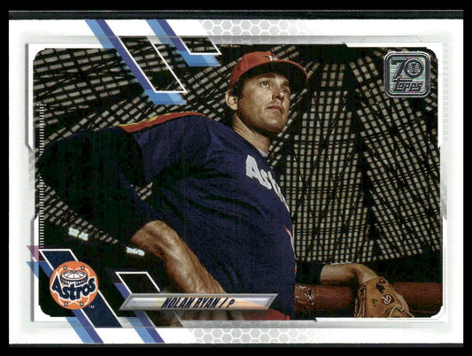 Nolan Ryan #240 2021 Topps Houston Astros Legend Variation