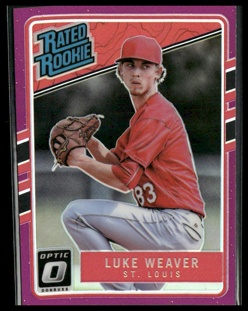 Luke Weaver #52 Rookie 2017 Donruss Optic Pink St. Louis Cardinals