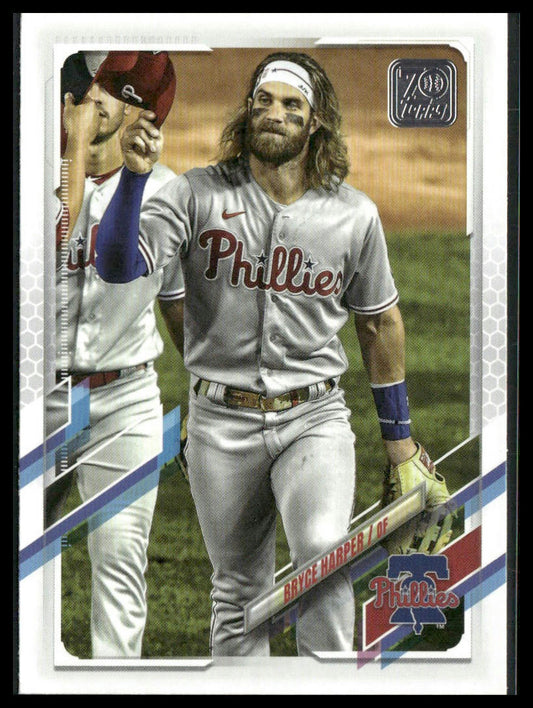 Bryce Harper #250 2021 Topps Philadelphia Phillies Image Variation SP