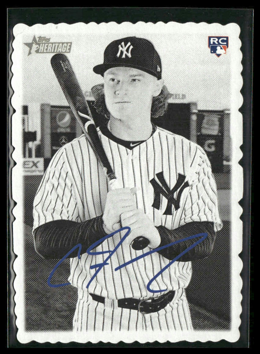 Clint Frazier #22 2018 Topps Heritage 1969 Topps Deckle New York Yankees