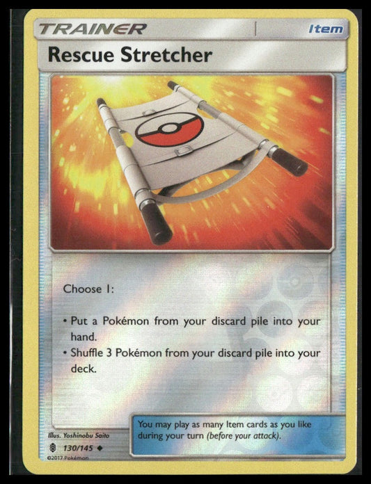 Rescue Stretcher #130/145 Reverse Holo SM - Guardians Rising LP