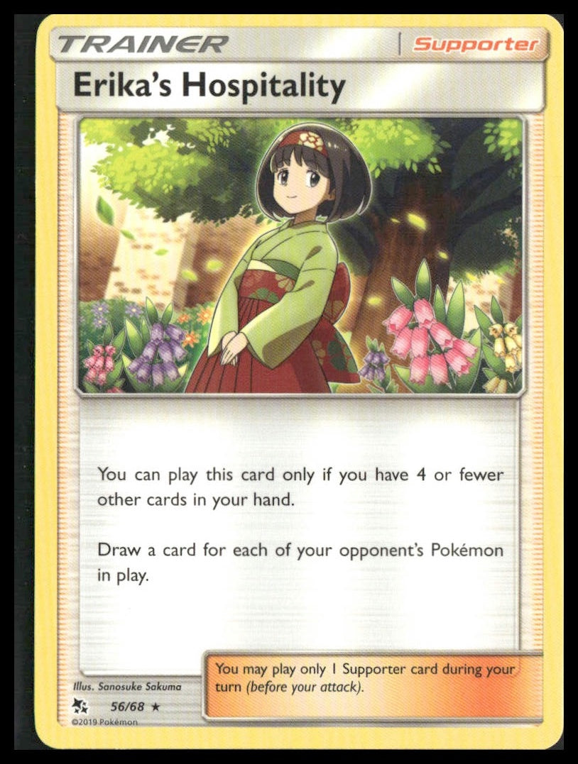 Erika's Hospitality #56/68 Hidden Fates NM