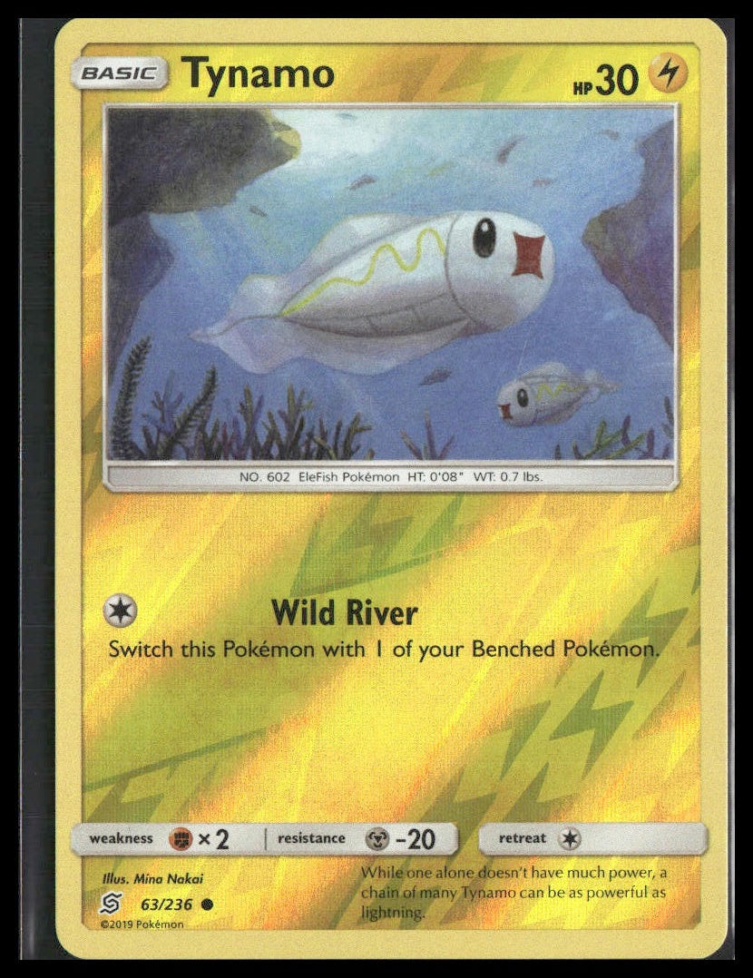 Tynamo #63/236 Reverse Holo SM - Unified Minds LP