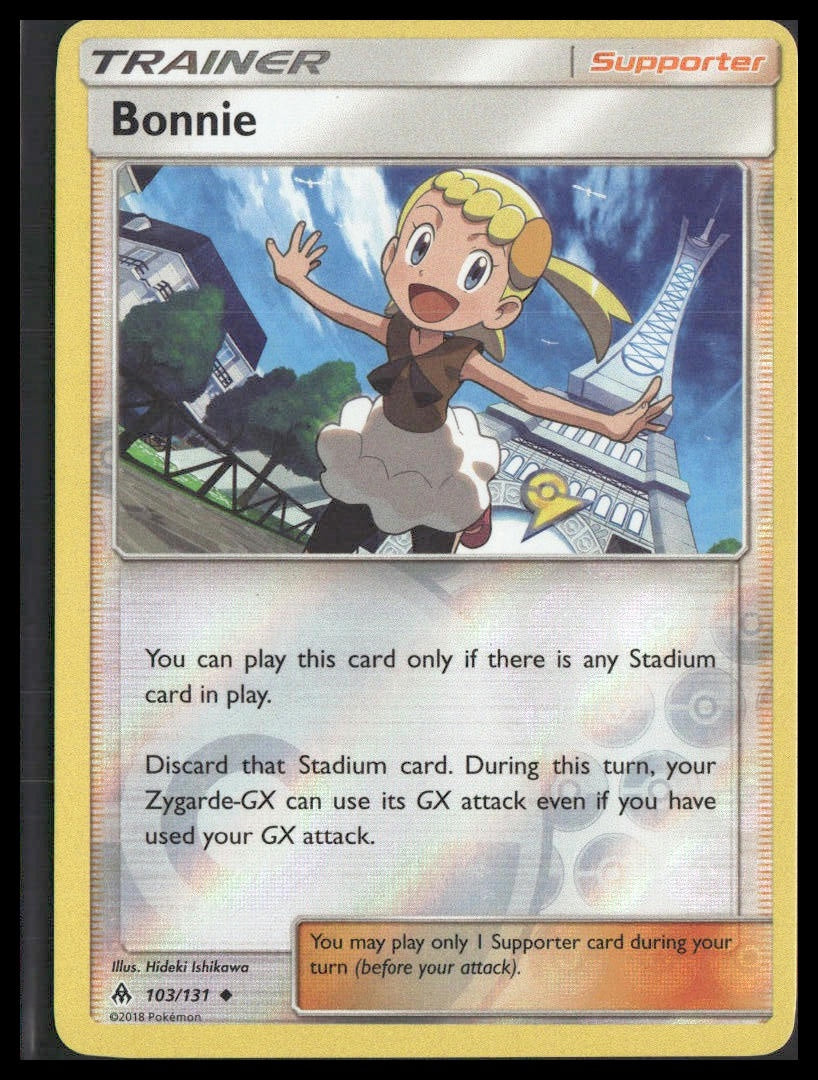 Bonnie #103/131 Reverse Holo SM - Forbidden Light MP