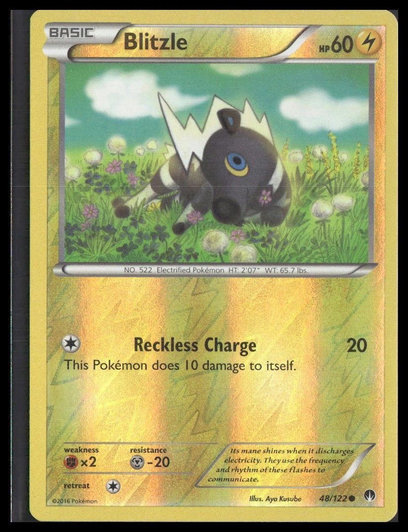 Blitzle #48/122 Reverse Holo XY - BREAKpoint LP