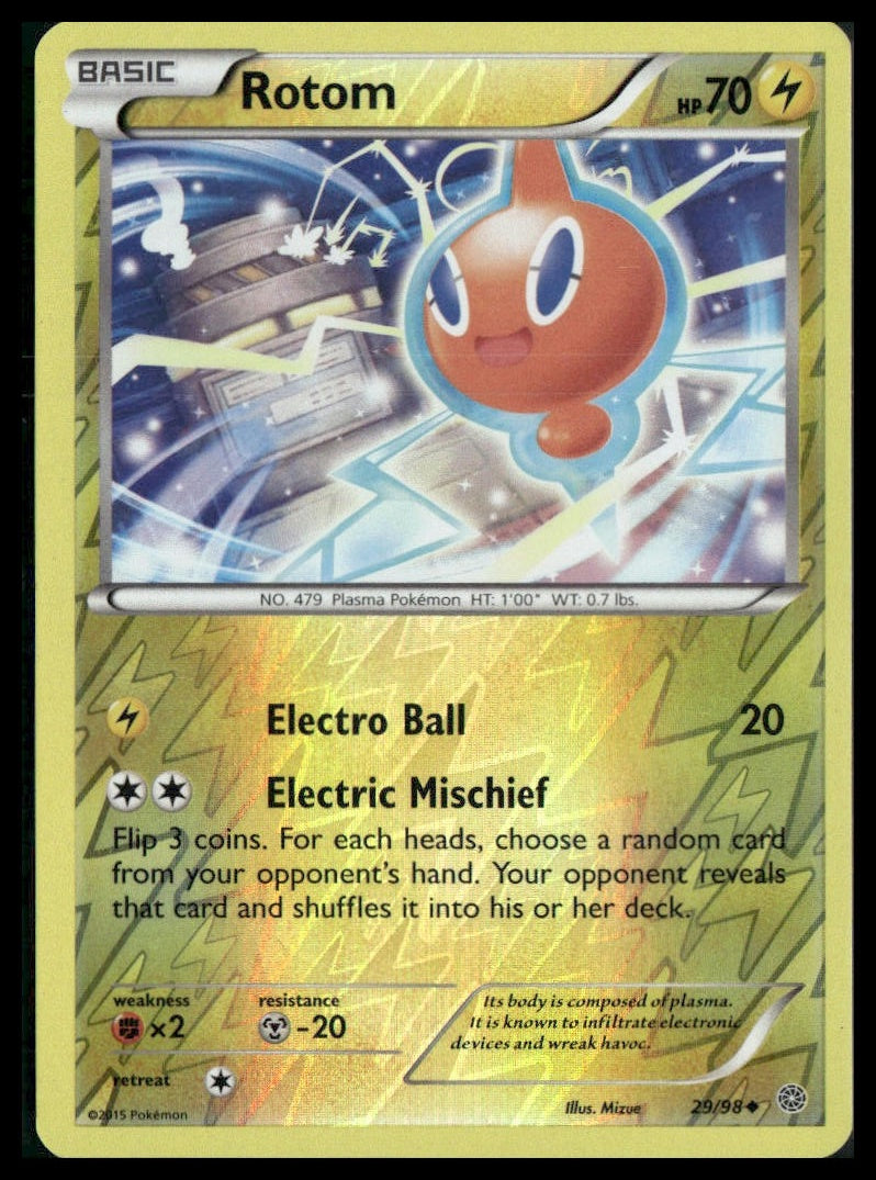 Rotom #29/98 Reverse Holo XY - Ancient Origins LP