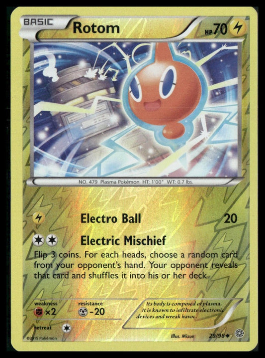 Rotom #29/98 Reverse Holo XY - Ancient Origins LP