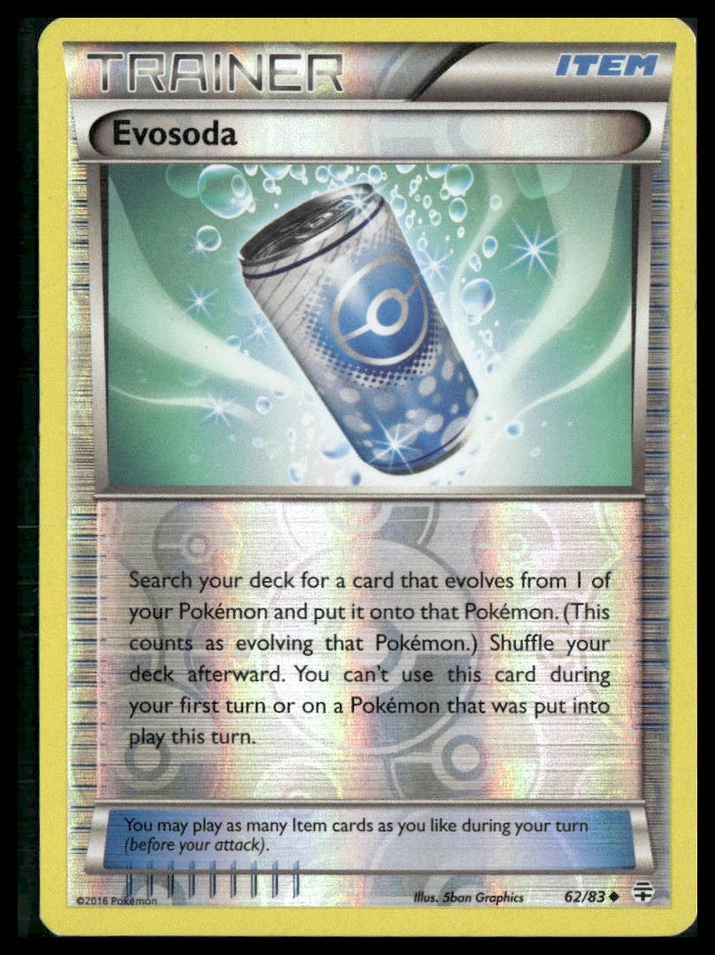 Evosoda #62/83 Reverse Holo Generations LP