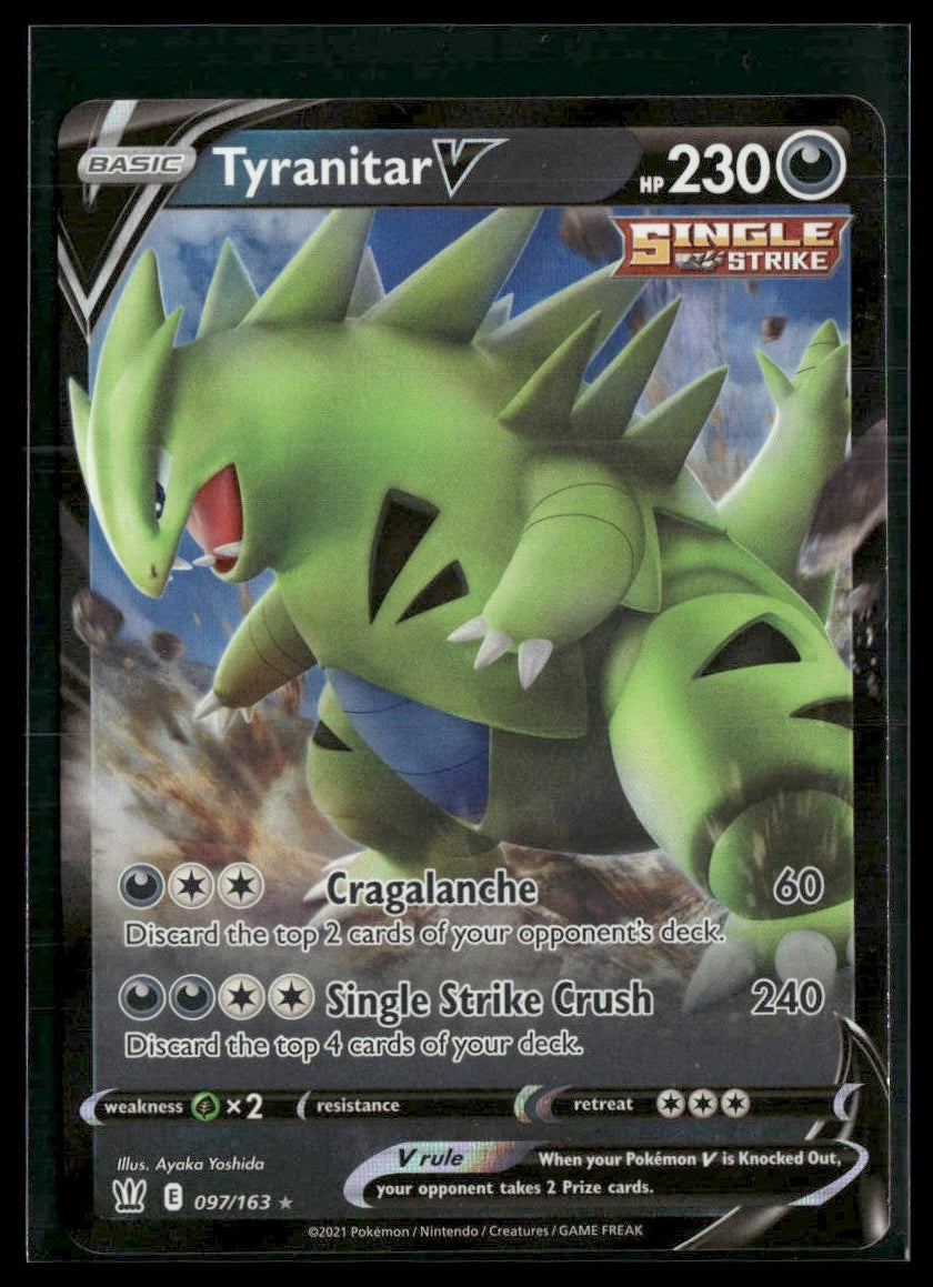 Tyranitar V #097/163 Battle Styles NM