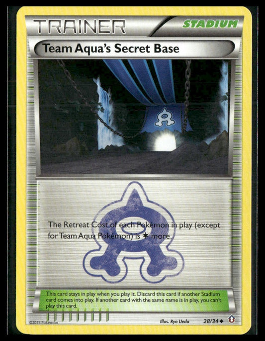 Team Aqua's Secret Base #28/34 Double Crisis LP