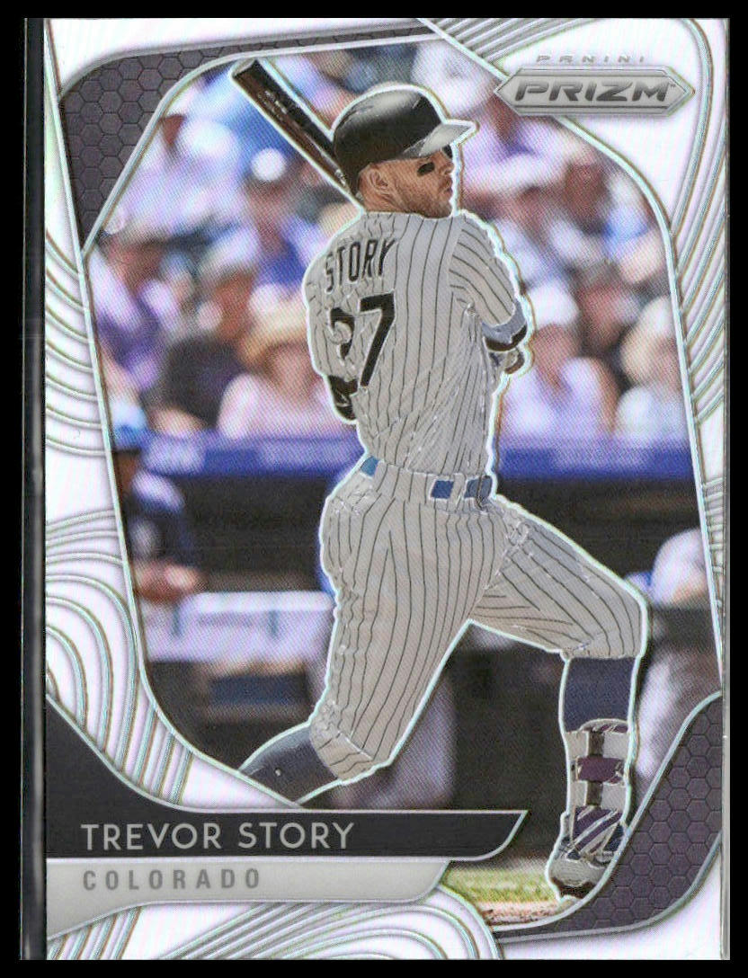 Trevor Story #212 2020 Panini Prizm Silver Colorado Rockies