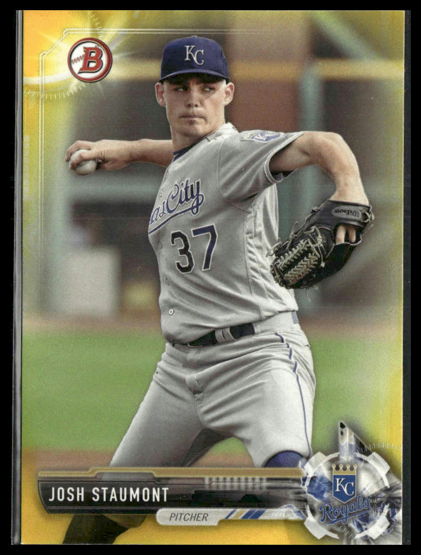 Josh Staumont #BP89 2017 Bowman Prospects Yellow Kansas City Royals