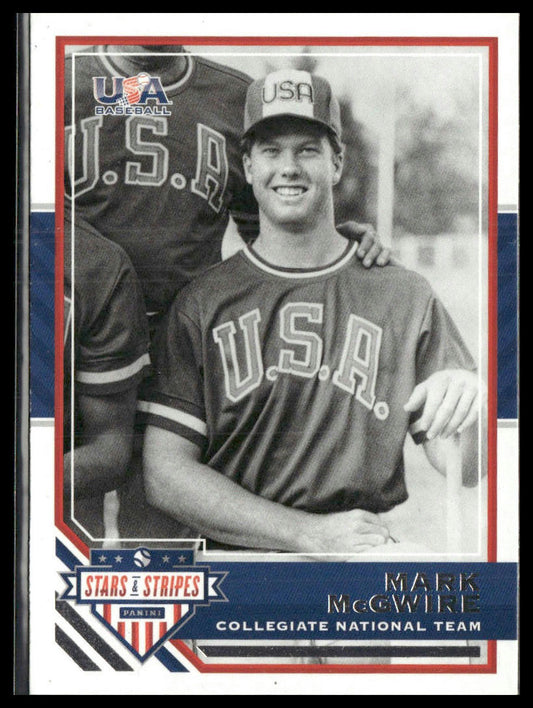 Mark McGwire #93 2017 Panini Stars & Stripes USA Baseball